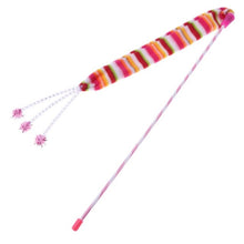 Load image into Gallery viewer, Cat Toys Cute Funny Colorful Rod Teaser Wand Plastic Pet Toys for Cats Interactive Stick Cat Supplies
