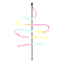 Load image into Gallery viewer, Cat Toys Cute Funny Colorful Rod Teaser Wand Plastic Pet Toys for Cats Interactive Stick Cat Supplies
