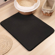 Load image into Gallery viewer, Waterproof Pet Cat Litter Mat Foldable EVA Double-Layer Cats Mat Bottom Non-slip Pet Litter Cat Mat Layer Pet Litter Catcher Mat
